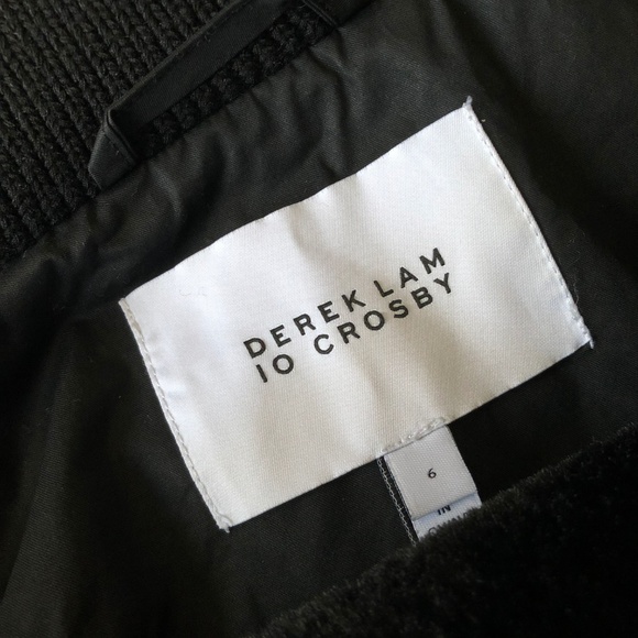 Derek Lam 10 Crosby Fox Fur-Trimmed Anorak Coat S6 - Picture 6 of 8